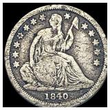 1840-O Seated Liberty Dime LIGHTLY CIRCULATED