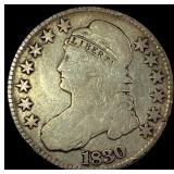 1830 Capped Bust Half Dollar NICELY CIRCULATED