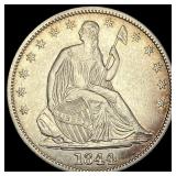 1844 Silver Half Dollar (Seated Liberty) CLOSELY U