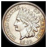 1862 Indian Head Cent CLOSELY UNCIRCULATED