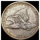1858 Flying Eagle Cent NEARLY UNCIRCULATED