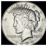1934 Silver Peace Dollar CHOICE AU