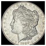 1889 Morgan Silver Dollar CLOSELY UNCIRCULATED