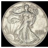 1939-D Silver Walking Liberty Half Dollar CLOSELY
