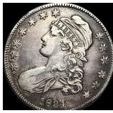 1834 Silver Capped Bust Half Dollar LIGHTLY CIRCU