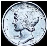 1919-D Mercury Dime GEM BU