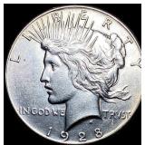 1928 Silver Peace Dollar UNCIRCULATED