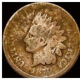 1870 Indian Head Cent NICELY CIRCULATED