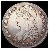 1808 Capped Bust Half Dollar LIGHTLY CIRCULATED