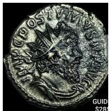 Roman Postumus 260-269 AD Silver Dbl Denararius C