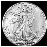 1943-S Silver Walking Liberty Half Dollar CLOSELY