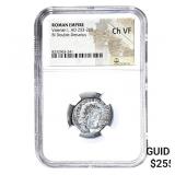 Roman Valerian I, AD 253-260 BI Dbl-Denarius NGC