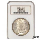1883-O Morgan Silver Dollar NGC MS64