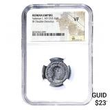 Roman Valerian I, AD 253-260 BI Dbl-Denarius NGC