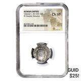 Roman Valerian I, AD 253-260 BI Dbl-Denarius NGC