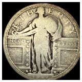 1917-D Type 1 Silver Standing Liberty Quarter  NI