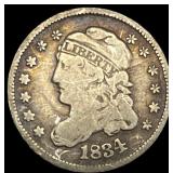 1834 Capped Bust Half Dime NICELY CIRCULATED