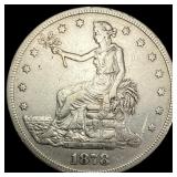 1878-S Silver Trade Dollar  LIGHTLY CIRCULATED