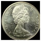 1965 Canada Silver Dollar  LIGHTLY CIRCULATED
