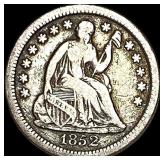 1852-O Silver Half Dime LIGHTLY CIRCULATED