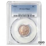 1903 Liberty Victory Nickel PCGS PR62