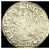 1500s-1600s Lithuria Silver Grosz CLOSELY UNCIRCUL