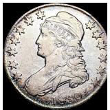 1830 Capped Bust Half Dollar NEARLY UNCIRCULATED