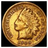 1909-S Indian Head Cent  LIGHTLY CIRCULATED