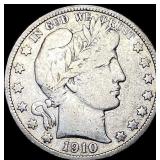 1910-S Barber Half Dollar LIGHTLY CIRCULATED