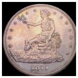 1875-CC Silver Trade Dollar