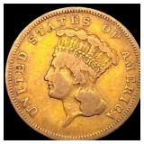 1857-S $3 Gold Piece