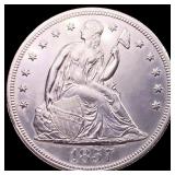 1857 Seated Liberty Dollar