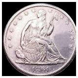 1861-S Seated Liberty Half Dollar