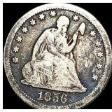 1856-O Seated Liberty Quarter NICELY CIRCULATED