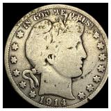 1914 Barber Half Dollar  NICELY CIRCULATED