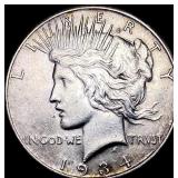 1934-S Silver Peace Dollar NEARLY UNCIRCULATED