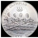 1996-D Silver Dollar XXVI Olympiad Rowing UNCIRCUL