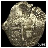 1500s-1600s Spanish Colonial Silver Cob NEARLY UNC