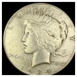 1934 Peace Silver Dollar HIGH GRADE