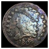 1809 Classic Head Half Cent LIGHTLY CIRCULATED