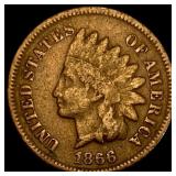 1866 Indian Head Cent  LIGHTLY CIRCULATED