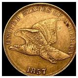 1857 Flying Eagle Cent  CLOSELY UNCIRCULATED