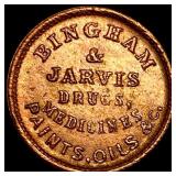 1863 Civil War Token-Cooperstown NY   UNCIRCULATE