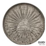 1904Mo AM Mexico Silver Peso CHOICE AU