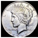 1926-S Silver Peace Dollar CLOSELY UNCIRCULATED