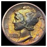 1916-D Mercury Dime
