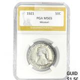 1921 Missouri Half Dollar PGA MS65