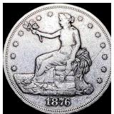 1876 Silver Trade Dollar NICELY CIRCULATED