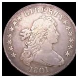 1801 Draped Bust Dollar