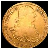 1800-PTS PP Bolivia Gold 8 Escudo
